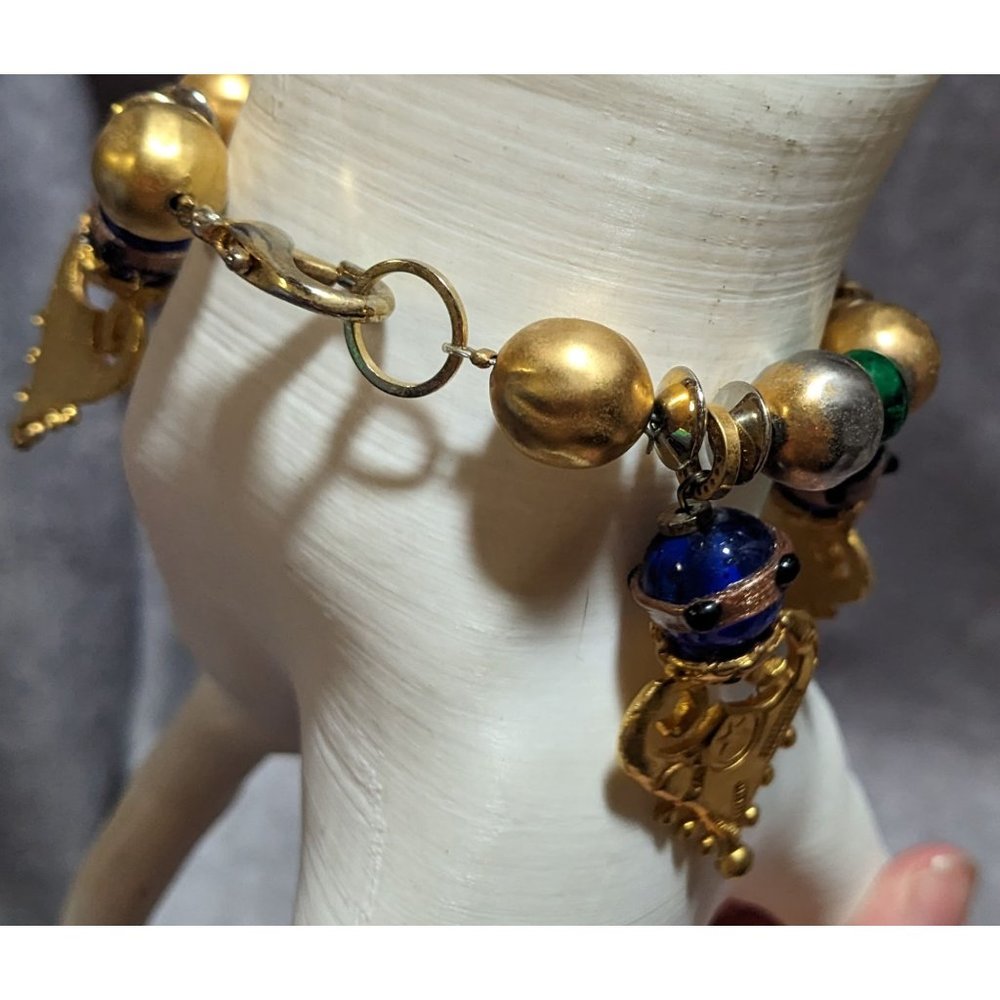 Unique Gold Charm Bracelet - Picture 4 of 6